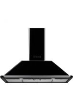 Smeg KT110BLE campana De pared Negro 820 m³/h A