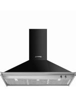 Campana Decorativa Smeg KD100HNE Clase A+ 792 m3/h Negra 100 cm