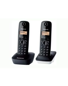 TelÃ©fono inalÃ¡mbrico Dect Panasonic KX-TG1612SP1 Duo blanco y negro Pack 2