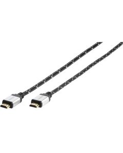 Vivanco 42202 3m HDMI Type A (Standard) HDMI Type A (Standard) Negro, Plata cable HDMI