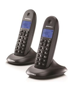 TELEFONO DECT MOTOROLA C1002LB+ DUO NEGRO