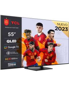 TV QLED 55Â´Â´ TCL 55C745 4k Ultra HD Google TV HDR10+ con Game Master Pro 2.0