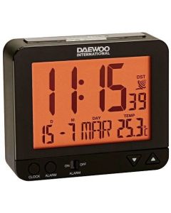 Reloj Despertador Digital Daewoo DCD-200 Negro