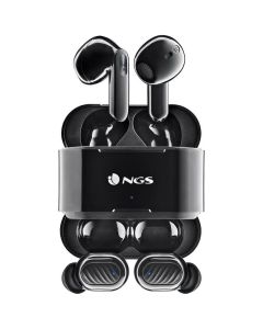 NGS ARTICA DUO Auriculares Inalámbrico Dentro de oído Llamadas/Música Bluetooth Negro