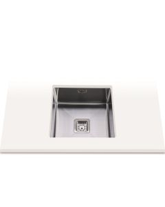 Edesa Makalu BE 40x40 1C R-10 Fregadero empotrado Plaza Acero inoxidable