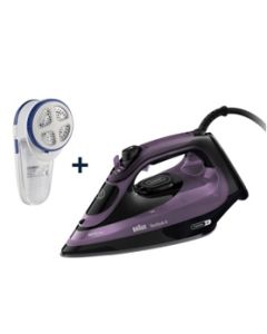 PLANCHA VAPOR BRAUN SI9661VI+QUITAPELUSAS 3100W 33