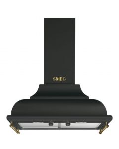 Smeg KC16AOE campana De pared Negro, Oro 788 m³/h A