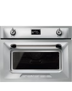 Horno + microondas compacto indep. Smeg SF4920MCX1