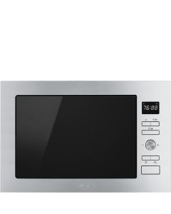 Smeg FMI425X microondas Integrado Microondas con grill 25 L 900 W Acero inoxidable