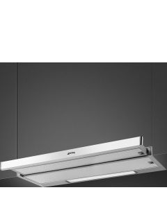 Campana TelescÃ³pica Smeg KSET9XE2 Clase D 520 m3/h Inox 90 cm