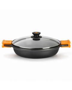 BRA Efficient A270540 cacerola 9 L Alrededor Negro