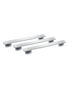 DS 6003 Tiradores acero inox. - soporte inox. Tiradores acero inox. - soporte inox. (3 uds.)
