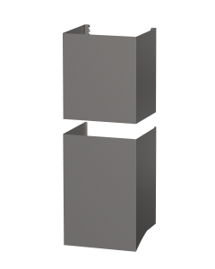 DADC 7000 Gris Grafito Tubo y pieza telescópica para campana DA 7198 W Triple Grey