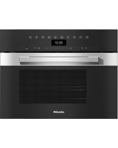 DGM 7440 Acero Inox Miele Horno a vapor empotrable con microondas, acero inox. CleanSteel, 40L, Dire