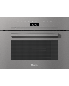 DGM 7440 Gris Grafito Miele Horno a vapor empotrable con microondas,Graphite Grey, 40L, DirectSensor