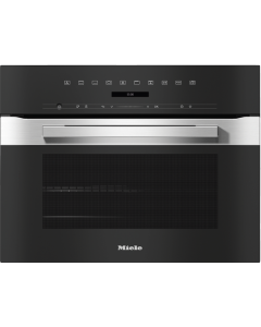 H 7244 B Acero Inox Miele Horno compacto multifunción, 49 L acero inox CleanSteel ,DirectSensor S, F