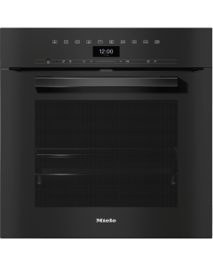 H 7464 BP Negro Obsidian Miele Horno multifunción, pirolítico, 76 litros, Obsidian Black, DirectSens
