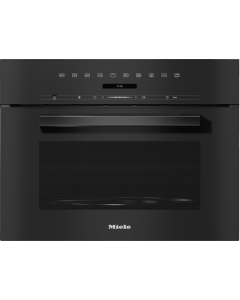 M 7244 TC Negro Obsidian Miele Microondas empotrable de 45 cm,  Obsidian Black, DirectSensorS, 46 li
