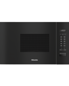 M 2234 SC Negro Obsidian Miele Microondas empotrable,Obsidian Black, EasySensor, 17 litros,  SideCon