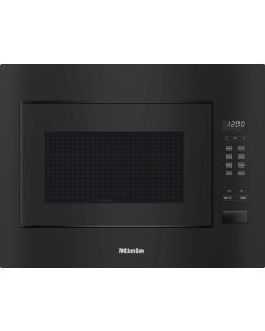 M 2240 SC Negro Obsidian Miele Microondas empotrable,Obsidian Black, EasySensor, 26 litros,  SideCon