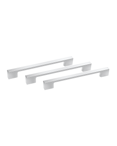 DS 7003 Acero Inox. (Set 3 unds) Tiradores acero inox. - soporte inox. (Set 3 uds.)