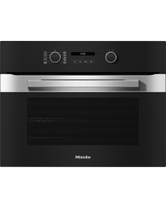 H 2841 B Acero Inox Miele Horno compacto multifunción 49 l. Cristal negro y Acero.Inox, EasyControlP