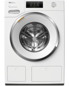 WWR860 WPS Miele Lavadora carga frontal, de 1 a 9 kg, 1.600 rpm, WhiteEdition, PowerWash 2.0, TwinDo