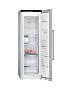 Congelador Vertical Siemens GS36NAIDP Clase D 186x60 No Frost Inox