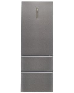 Haier 3D 70 Serie 7 HTR7720DNMP nevera y congelador Independiente 483 L D Platino, Acero inoxidable