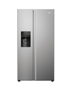 Haier SBS 90 Serie 5 HSR5918DIMP nevera puerta lado a lado Independiente 511 L D Platino, Acero inoxidable
