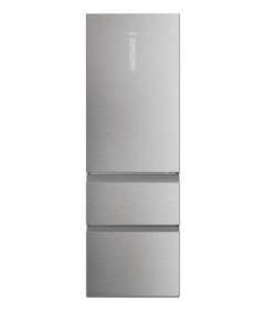 FrigorÃ­fico Combi Haier HTW5618DNMG Clase D No Frost 1.85x59.5x66.7 Libre instalaciÃ³n Acero Inoxidable
