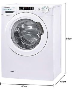 Lavadora Candy Cs4 1272de/1-s 7kg Blanco Fondo 45cm