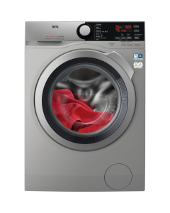 Lavadora AEG L7FEE842S Clase C 8 kg 1400 rpm Plata
