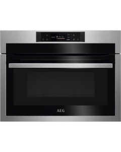 Horno con Microondas Compacto AEG KME721880M Inox