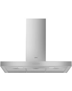 Campana Decorativa Smeg KBT900XE Clase A 713 m3/h Inox 90 cm