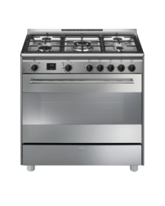 Smeg Concert BG91PX2 cocina Cocina independiente Encimera de gas Acero inoxidable A+