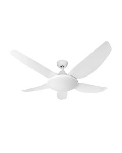 VENT. TECHO DC BLANCO LED 5 ASPAS 132cm.