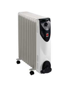FM Calefacción RW-25 calefactor eléctrico Negro, Gris 2500 W Radiador