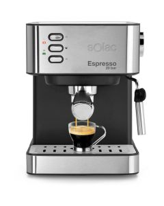 CAFETERA EXPRESS SOLAC CE4481 20 BARES INOX/NEGRA