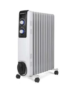 Orbegozo RF 2500 Radiador de aceite eléctrico Interior Negro, Blanco 2500 W