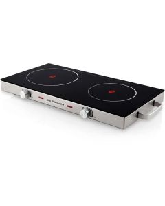 Orbegozo PCE 6000 Negro, Acero inoxidable Encimera Con placa de inducción 2 zona(s)