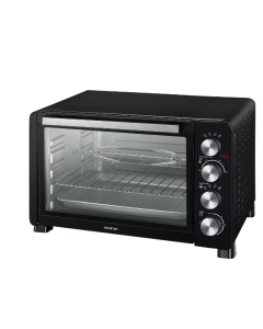 Horno eléctrico de sobremesa - Infiniton HSM-30N45,Negro,2000 W,45L, Doble acristalamiento
