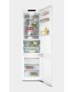 KFN 7844 C Combi de integración total 194 cm, PerfectFresh Pro, pared trasera seca color acero inox,