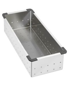 COL19H Colador de acero/acero que se adapta a una cubeta de radio MÍNIMO, con medidas de 200 x 410 x
