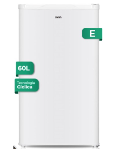 Congelador Vertical  Svan  Clase E 0.845m Blanco