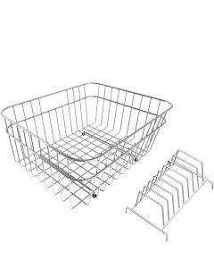 DB34 Cesto escurridor de acero inox. que se adapta a los fregaderos 340 x 400 mm, profundidad de 180